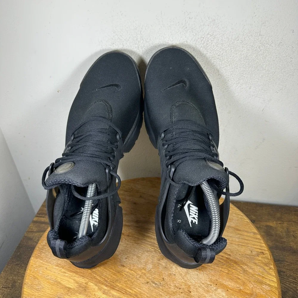 Nike Air Presto Essential Triple Black Mens Running Shoes 848187-011 Size 12